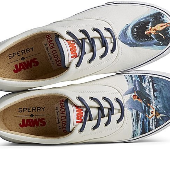 Sperry X Jaws Size 11.5 Men's Striper II CVO Sneaker New With Box. - Picture 5 of 10